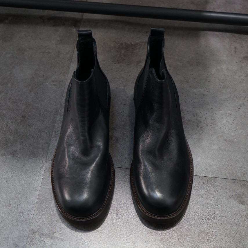 Leather Work Youtube - Retro Bla Chelsea Boots Men's Leather