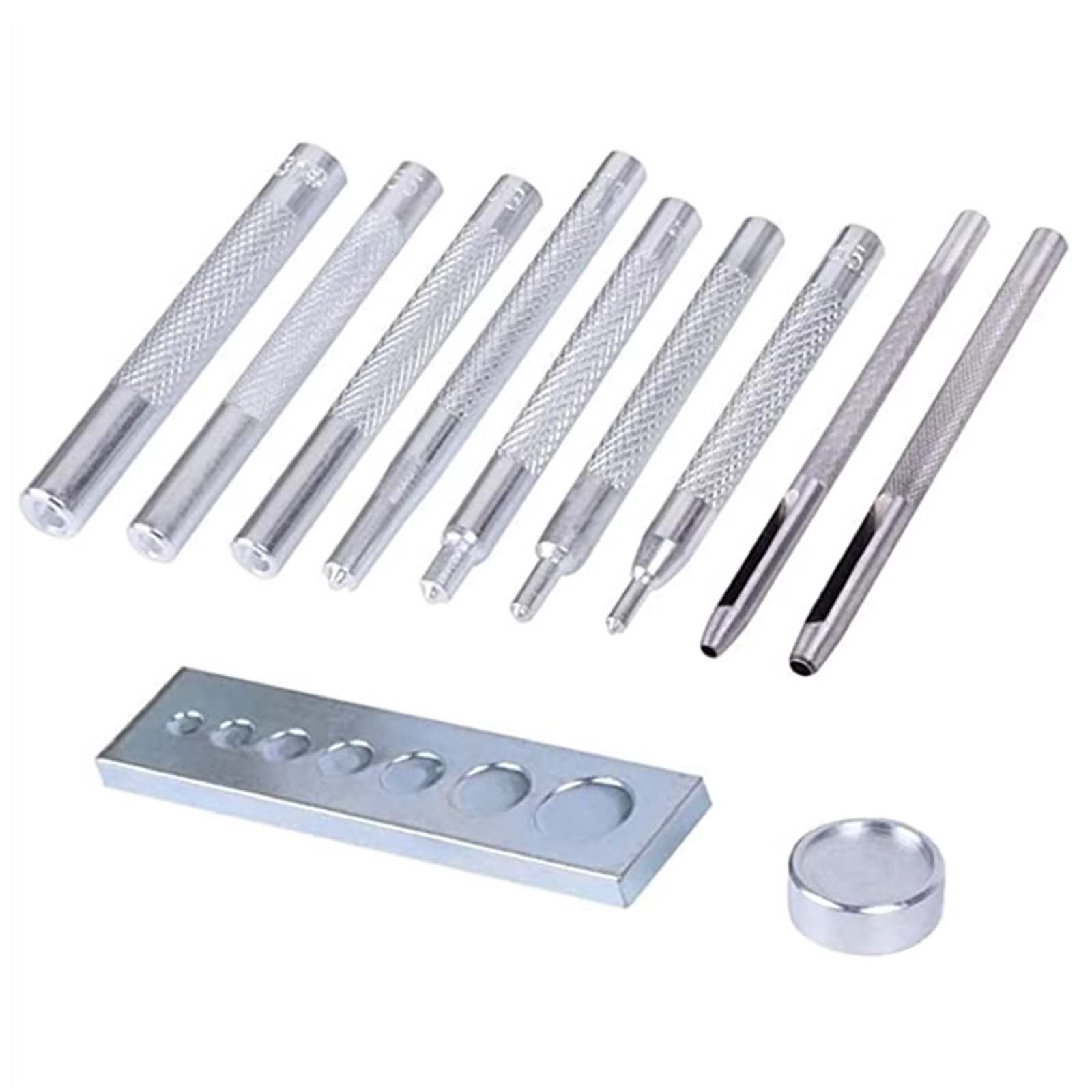 Leatherwork Rivet Setter - 11pcs Snap Rivet Setter, Leather Craft