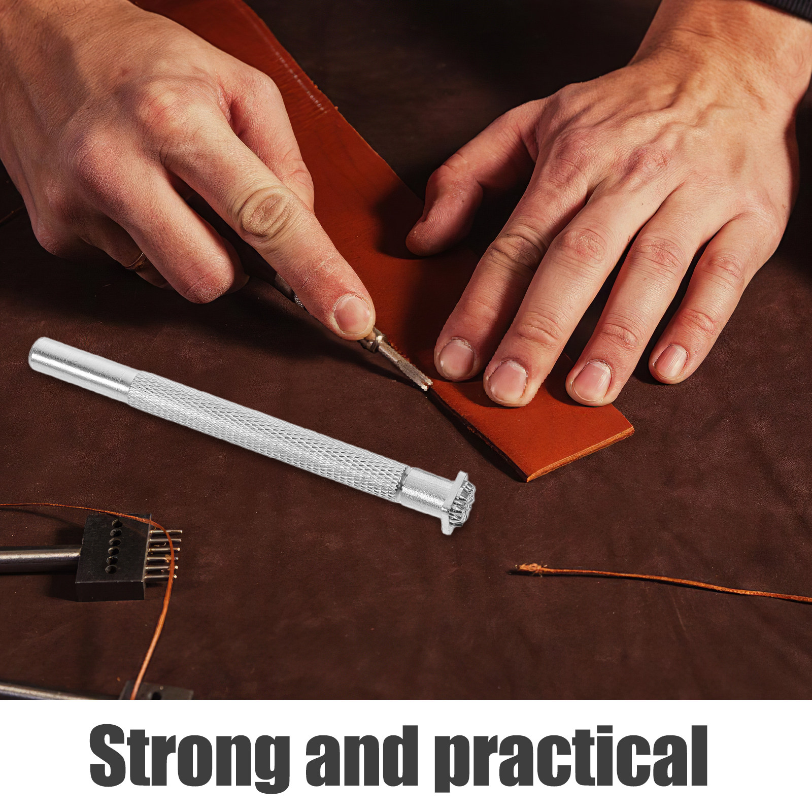 Leatherwork Kits For Beginners - 1Set Leatherworking Tool Set Beginner Friendly