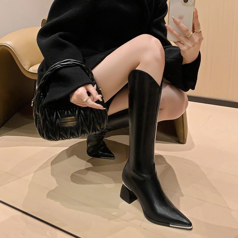 Leather Work Youtube - New 2025 Soft Leather High Heel