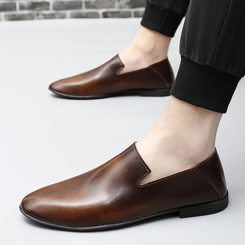 Leather Work Dress - Classic Brand Men's Leather Casual Shoes
