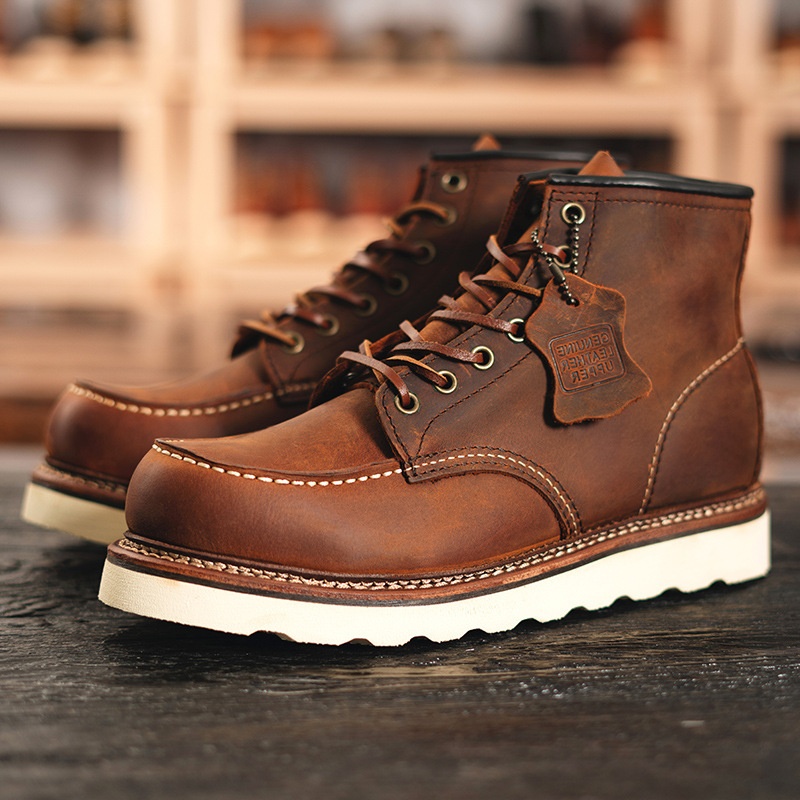 Leather Work Youtube - American Style 1907 Work Boots Crazy