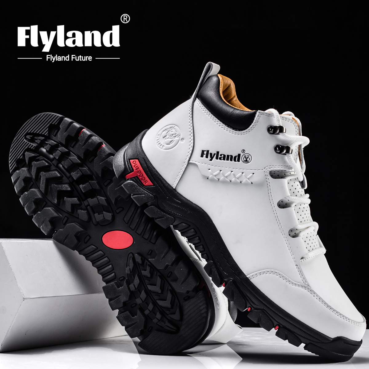 Leatherworking Classic - FLYLAND Men's Chukka Boots, Vintage Classical