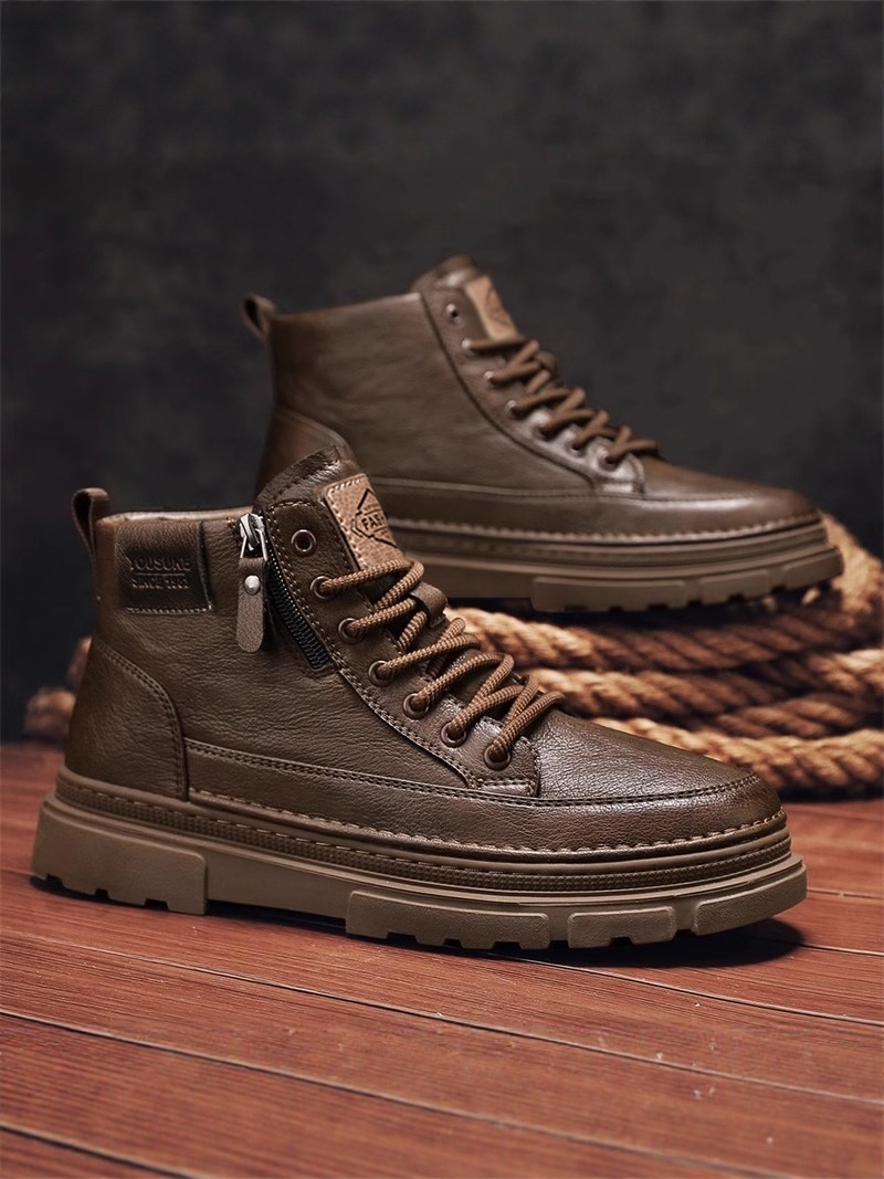 Casual  Boots Men's Lightweigh - Leather Work Youtube recension och pris