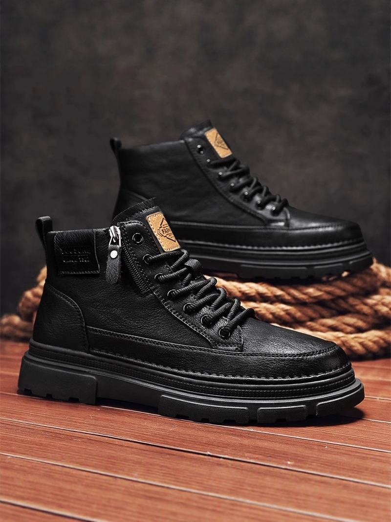 Casual  Boots Men's Lightweigh - Leather Work Youtube recension och pris