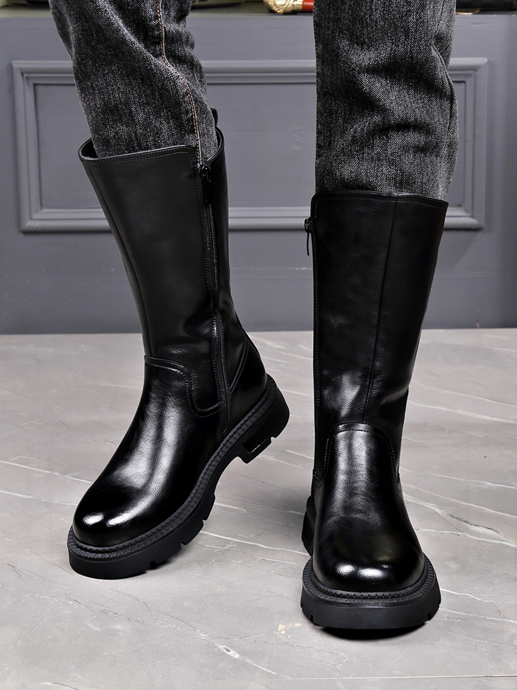 Men's Long Tube  Boots High To - Leather Work Youtube recension och pris