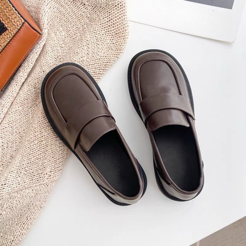 Women's Genuine Leather Flat S - Leather Work Women Shoes recension och pris