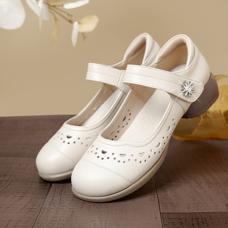 3cm All Match Breathable Comfo - Leather Work Women Shoes recension och pris
