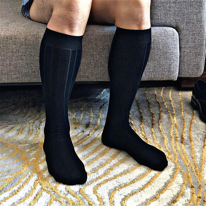 Men Cotton Socks Business Offi - Leather Work Youtube recension och pris