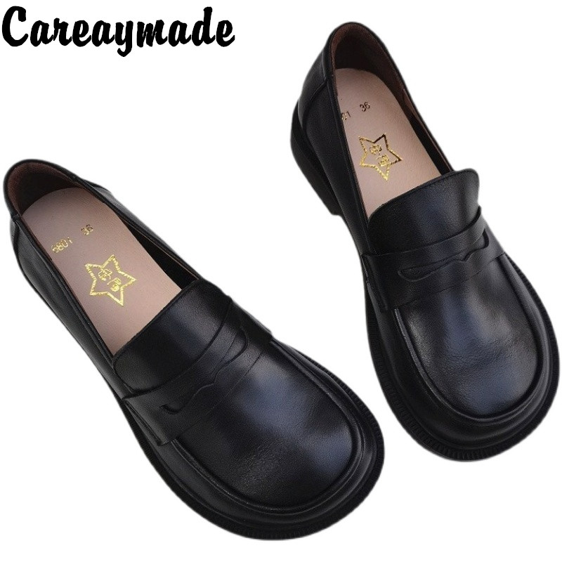 Careaymade-Women's Casual Shoe - Leather Work Is recension och pris