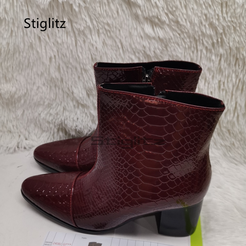 Black Red Genuine Leather Men' - Leatherwork Free Patterns recension och pris