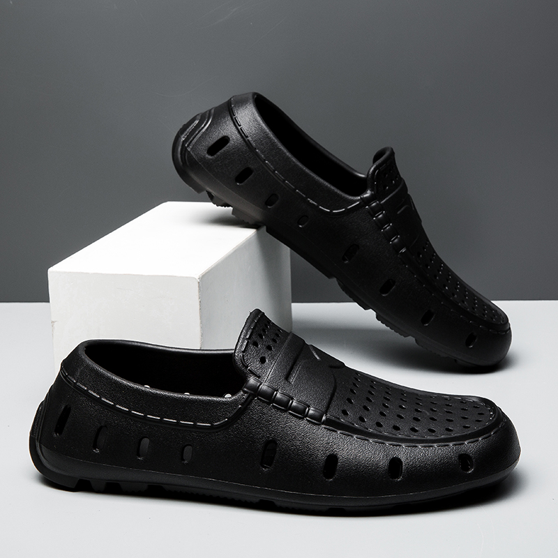 YUYIN Men's Eva Slippers Non-s - Leather Work Flats recension och pris