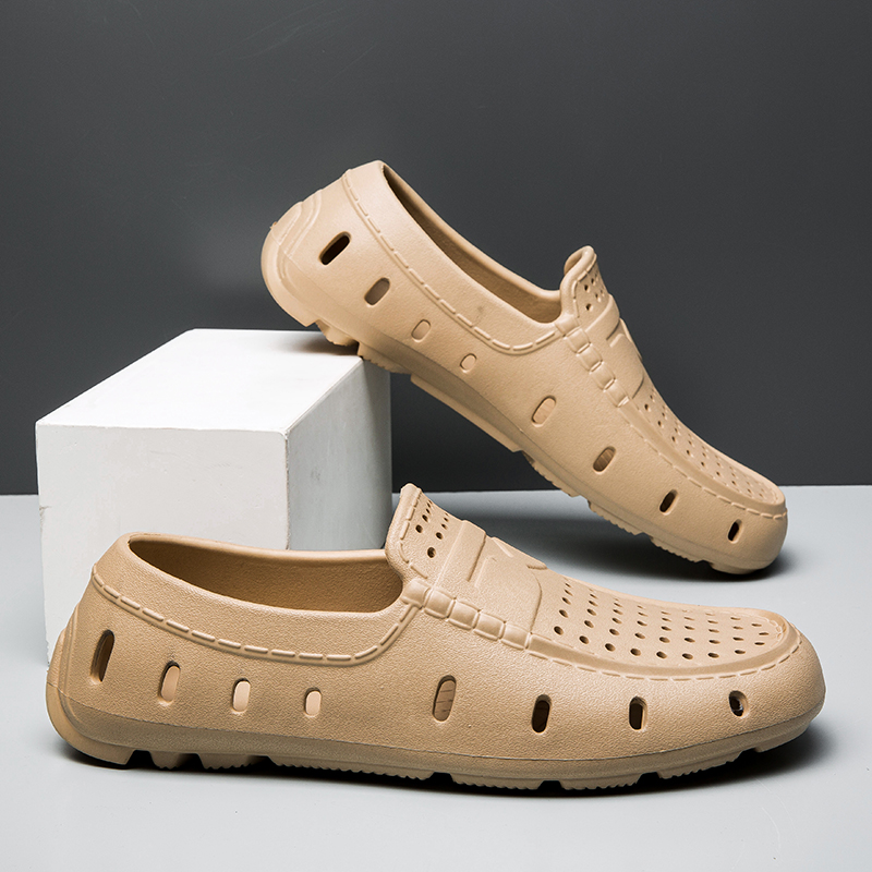 YUYIN Men's Eva Slippers Non-s - Leather Work Flats recension och pris