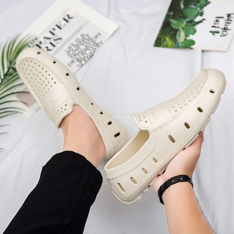 YUYIN Men's Eva Slippers Non-s - Leather Work Flats recension och pris