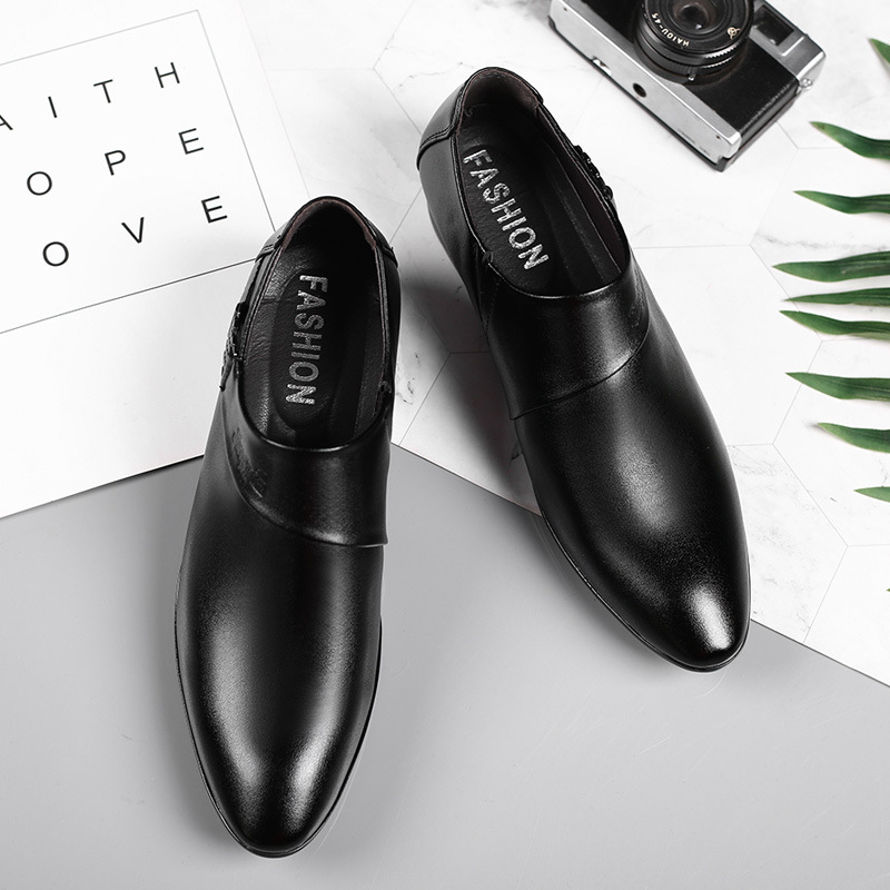Men PU Leather Shoes Formal Dr - Leather Work Dress recension och pris