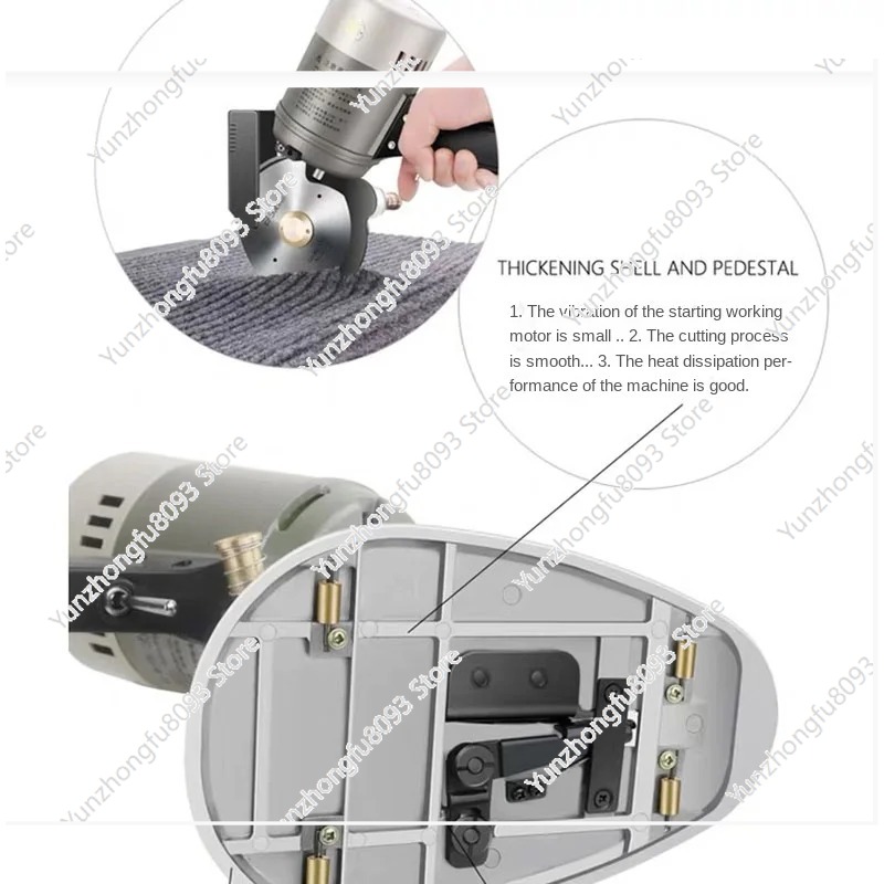 350W 125MM Electric Round Knif - Round Knife Leatherwork recension och pris