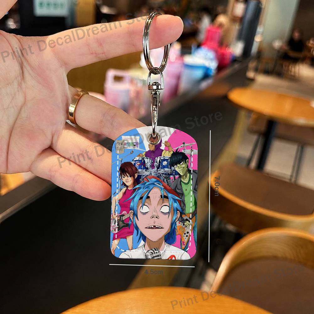 Band G-Gorillaz Holder Keychai - Leather Work Is recension och pris