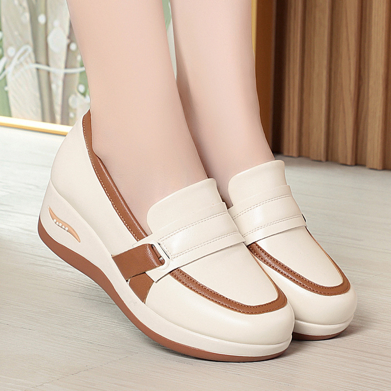All Match Comfortable Breathab - Leather Work Women Shoes recension och pris