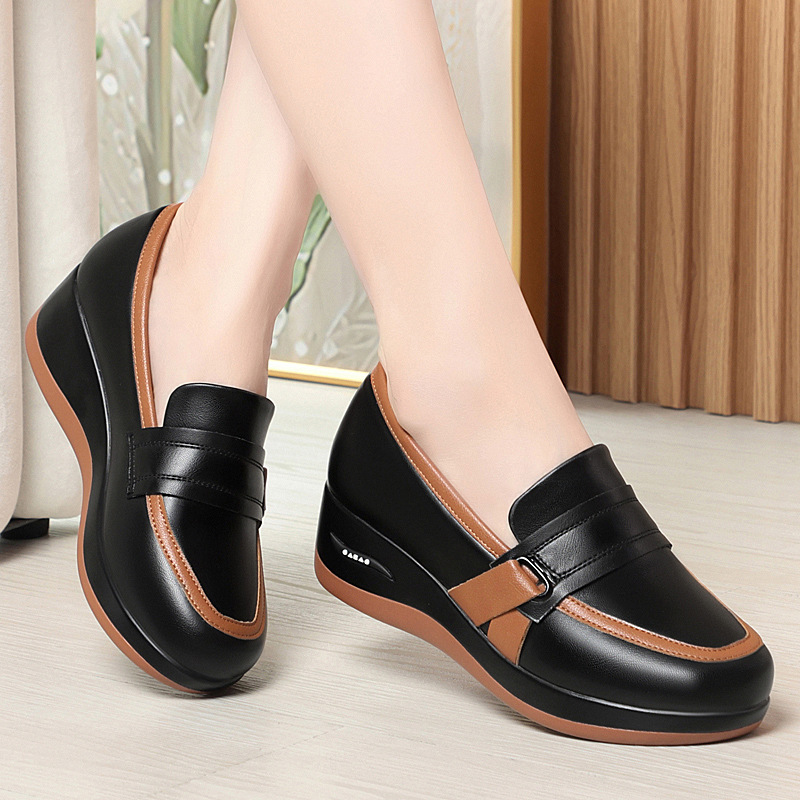 All Match Comfortable Breathab - Leather Work Women Shoes recension och pris