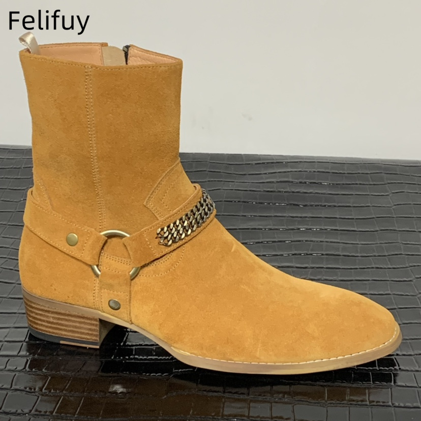 Buckle Low Heel Men's Genuine  - Leather Work Dress recension och pris