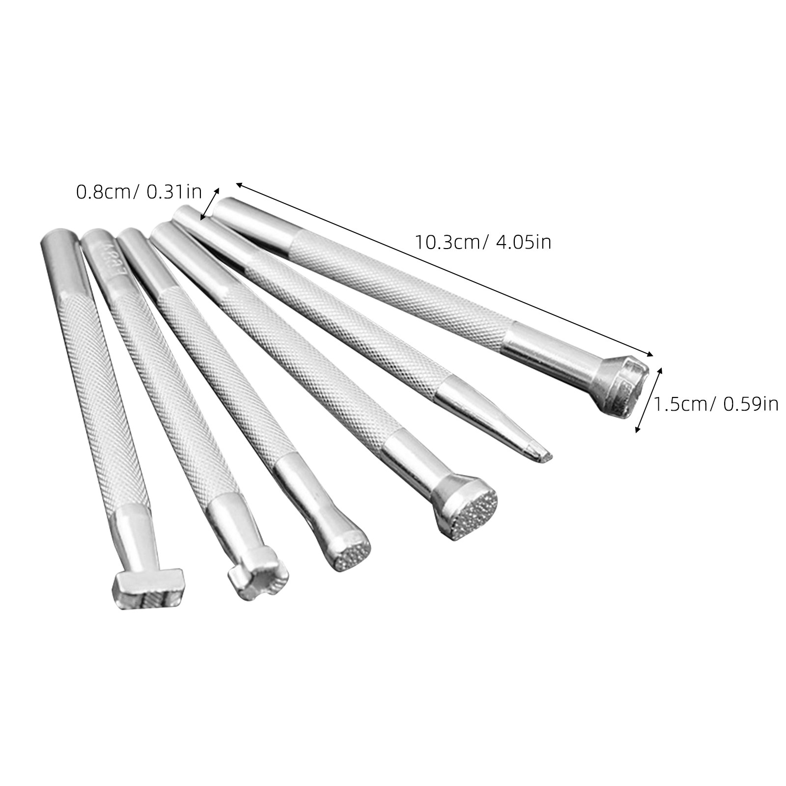 6Pcs Craft Stamping Tools Prof - Leatherwork Free Patterns recension och pris