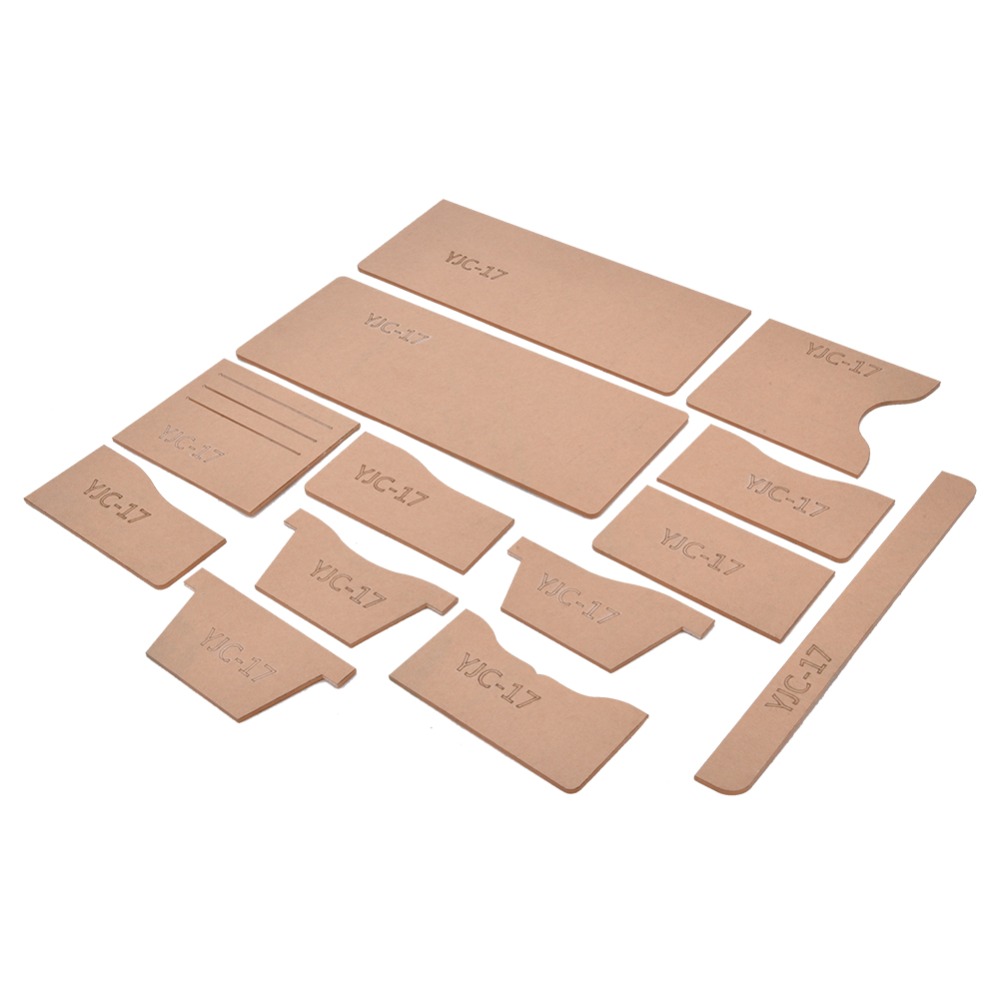 13Pcs YJC-17 Wallet Template A - Leatherwork Free Patterns recension och pris