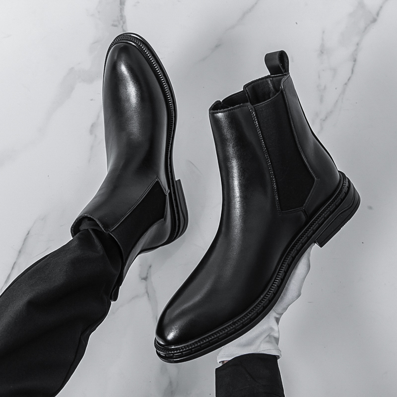 British Style Chelsea Men's Bo - Leather Work Flats recension och pris