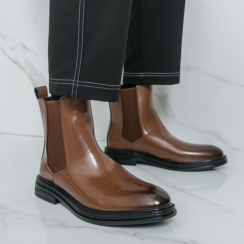 British Style Chelsea Men's Bo - Leather Work Flats recension och pris
