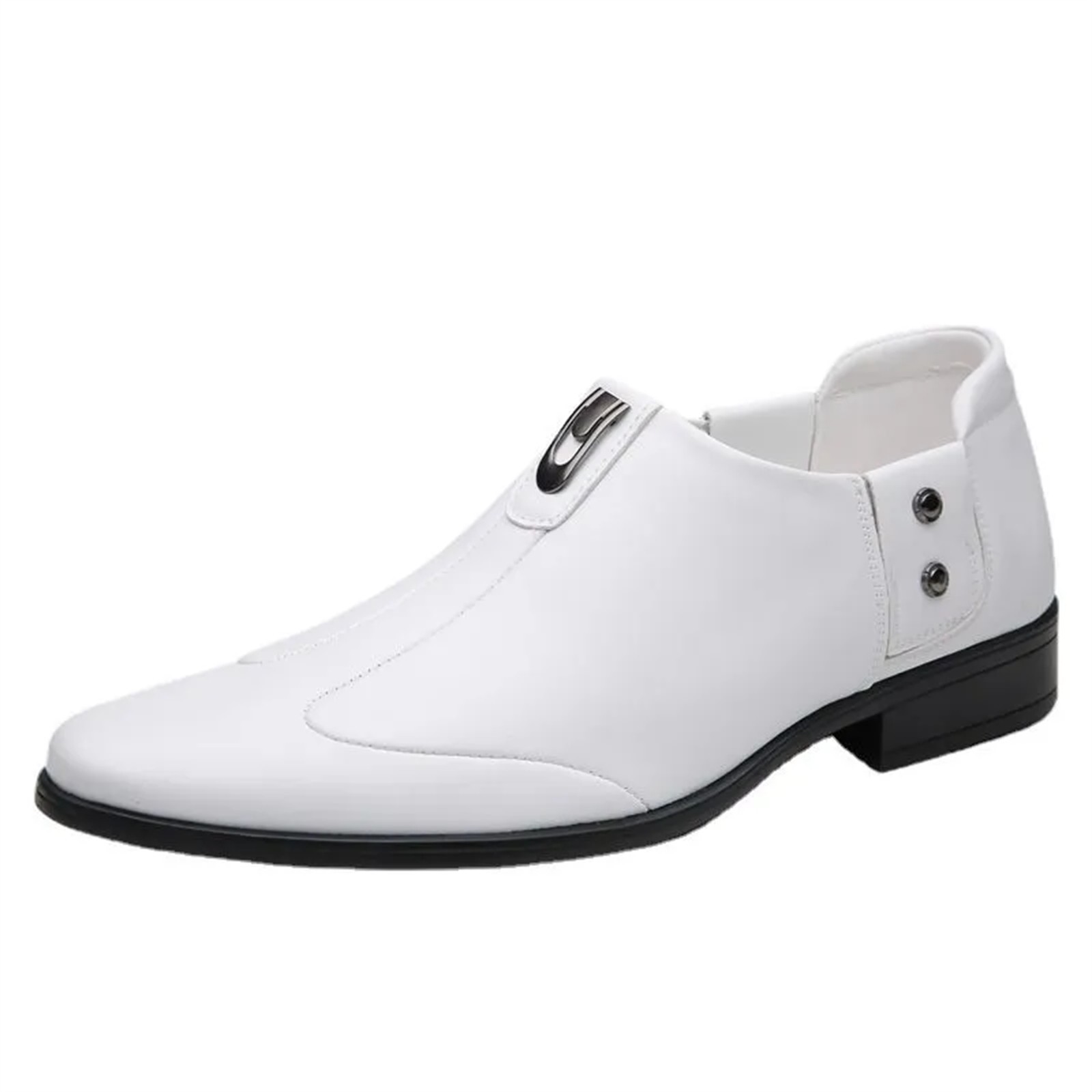 White Men'S Soft Leather Casua - Leather Work Dress recension och pris