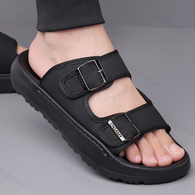 Men's Slippers 2025 Summer Bre - Leather Work Flats recension och pris