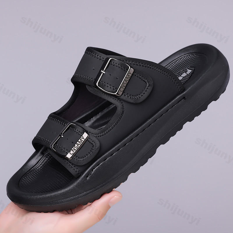 Men's Slippers 2025 Summer Bre - Leather Work Flats recension och pris