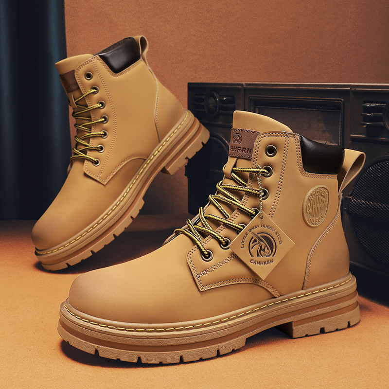 Men's  Boots Winter Wear Resis - Leather Work Youtube recension och pris
