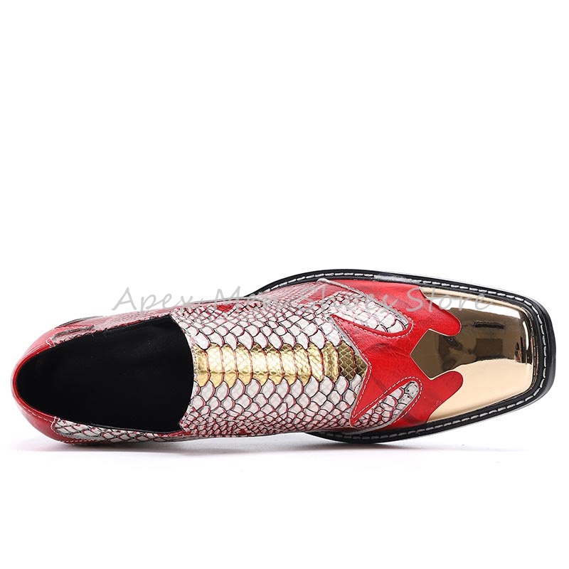 Red Snake Pattern Metal Square - Leatherwork Free Patterns recension och pris