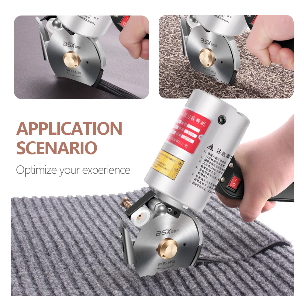 Electric Cutting Machine Cloth - Round Knife Leatherwork recension och pris