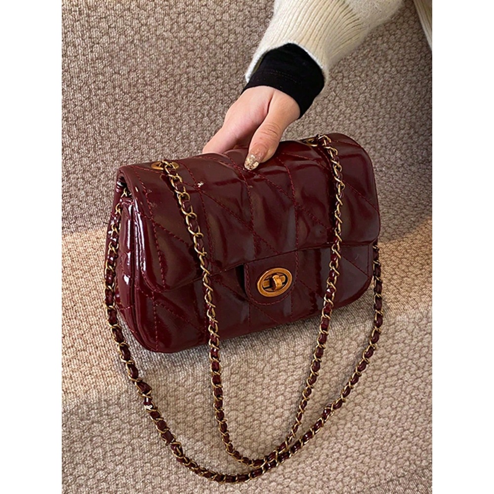 Classic Rhombus Pattern PU Wat - Leatherworking Classic recension och pris