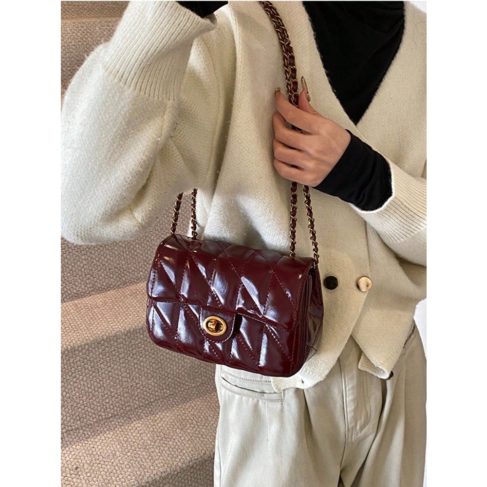 Classic Rhombus Pattern PU Wat - Leatherworking Classic recension och pris
