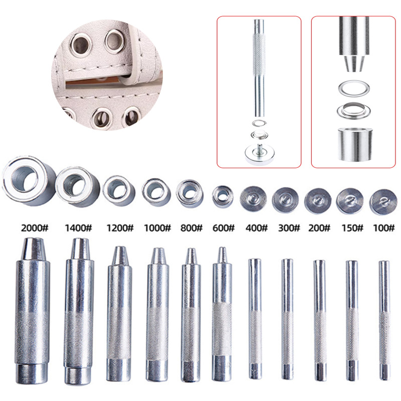 Punching Holes Tools  Set，3.5- - Leatherwork Rivet Setter recension och pris