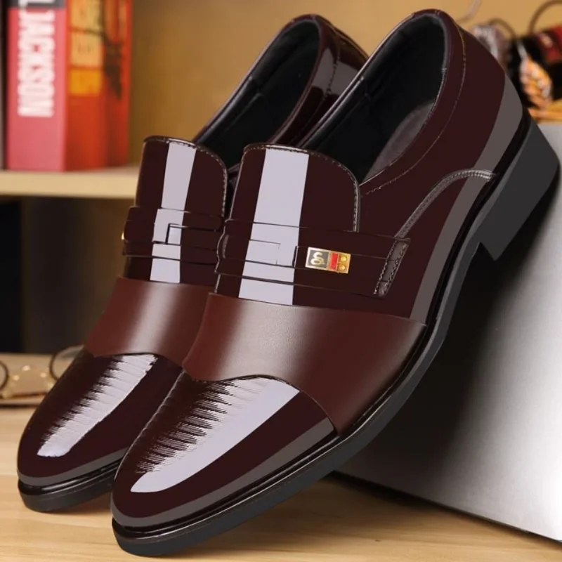 Luxury Leather Men Shoes for W - Leather Work Dress recension och pris