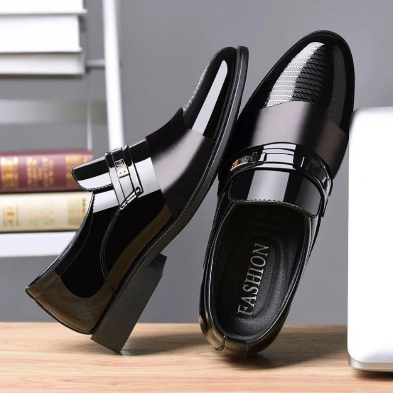 Luxury Leather Men Shoes for W - Leather Work Dress recension och pris