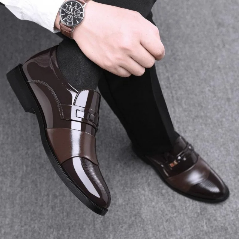 Luxury Leather Men Shoes for W - Leather Work Dress recension och pris