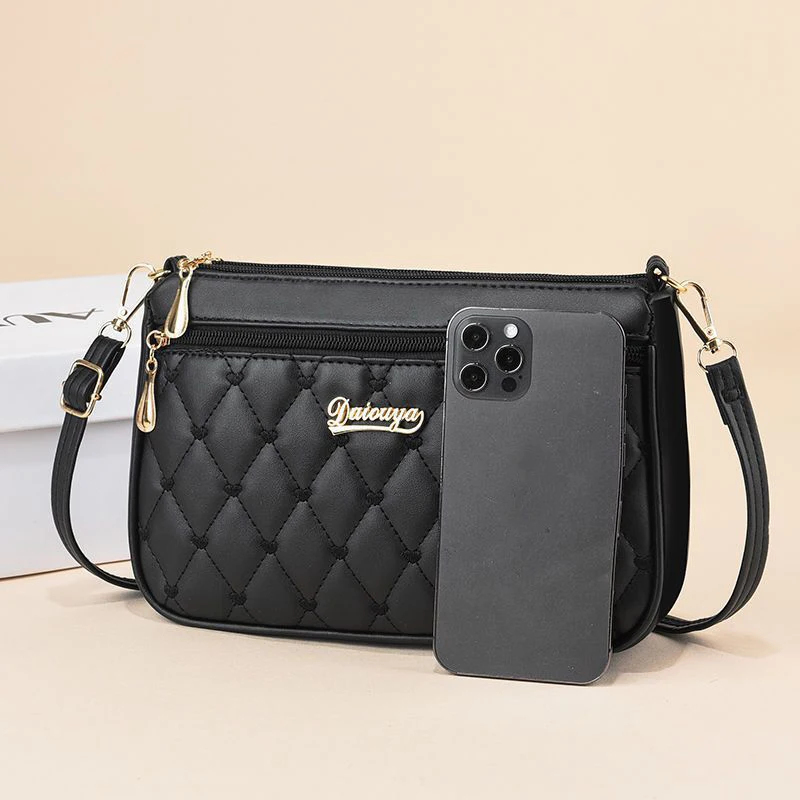 PU Leather Crossbody Bags Zipp - Leatherwork Thread recension och pris
