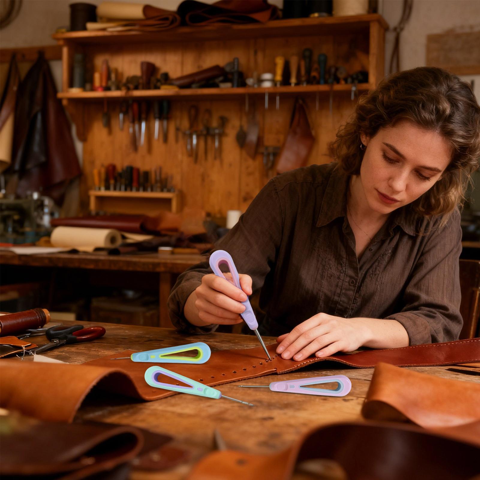 Leather Sewing Kit 4 Pieces St - Leatherwork Thread recension och pris