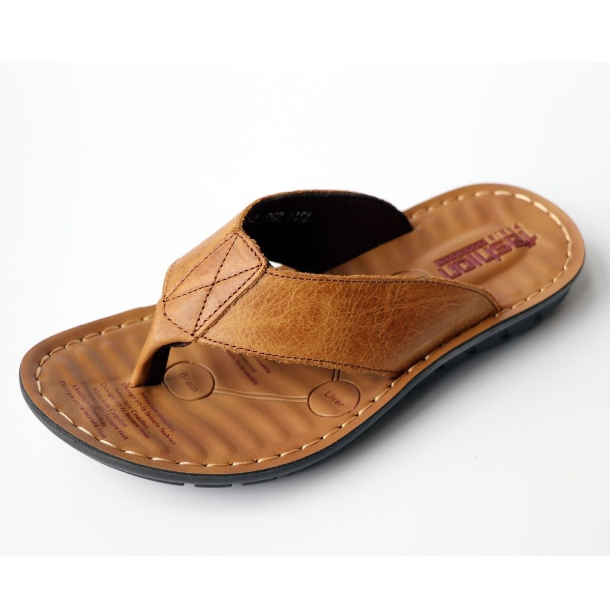 Summer Shoes Men Slippers Genu - Leather Work Flats recension och pris