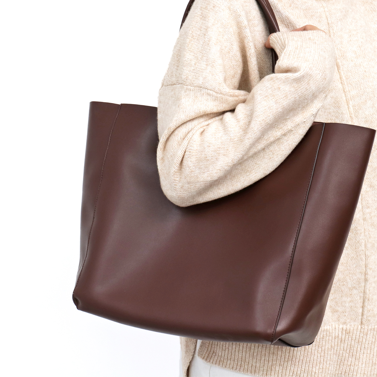 Large Capacity Tote Handbag fo - Leather Work Bag Laptop recension och pris