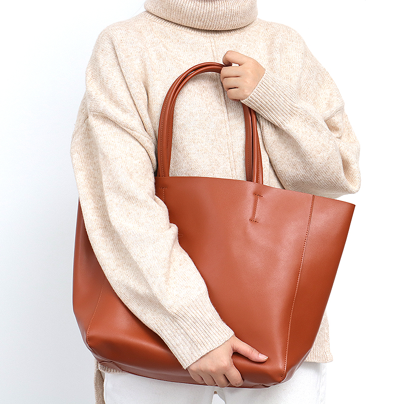 Large Capacity Tote Handbag fo - Leather Work Bag Laptop recension och pris
