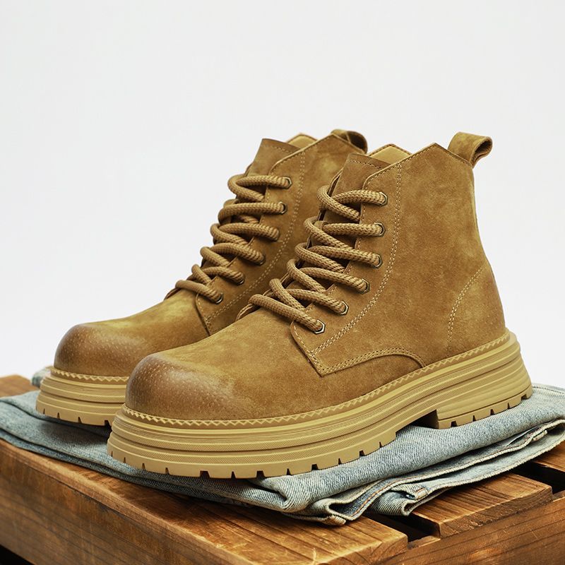 High Quality Men Ankle Boots F - Leather Work Is recension och pris