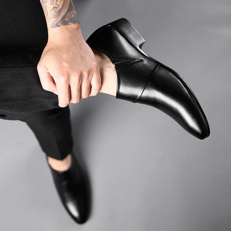 Oxfords Leather Shoes for Men  - Leather Work Dress recension och pris