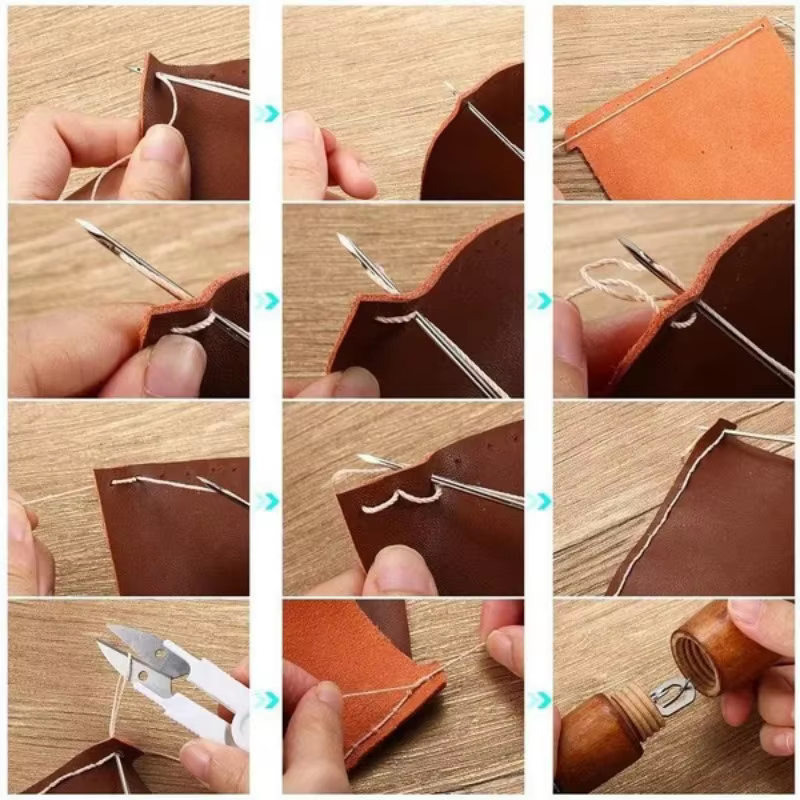 1 Set Leather Sewing Stitching - Leatherwork Thread recension och pris