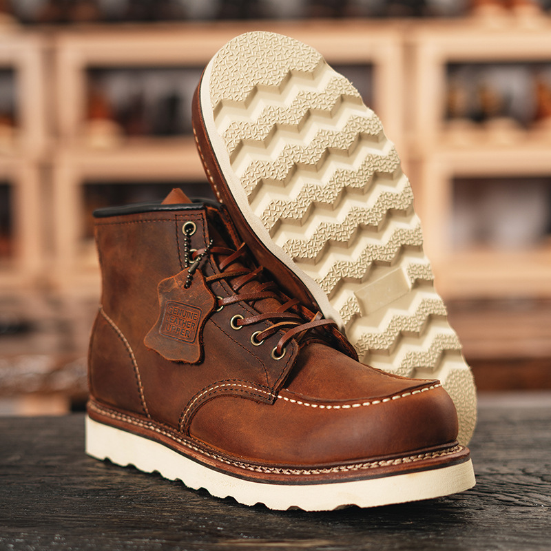 American Style 1907 Work Boots - Leather Work Youtube recension och pris