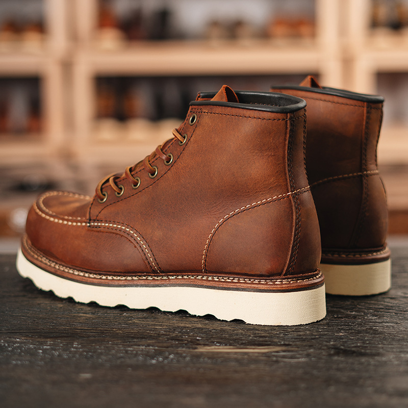American Style 1907 Work Boots - Leather Work Youtube recension och pris